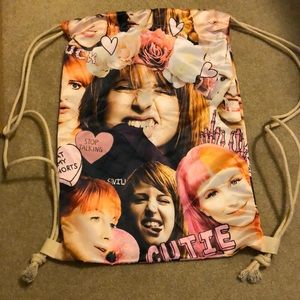 Hayley Williams Paramore Drawstring Bag